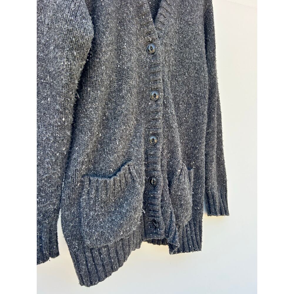 Ralph Lauren Denim & Supply Cotton Cardigan Oversized Sweater Small Gray Grey - Picture 7 of 8